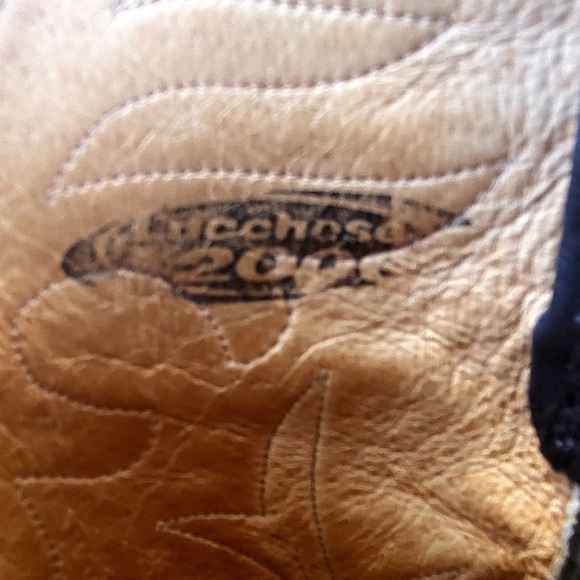 Ladies Lucchese 2000 NavyBlue Western Boots RARE - Picture 5 of 8